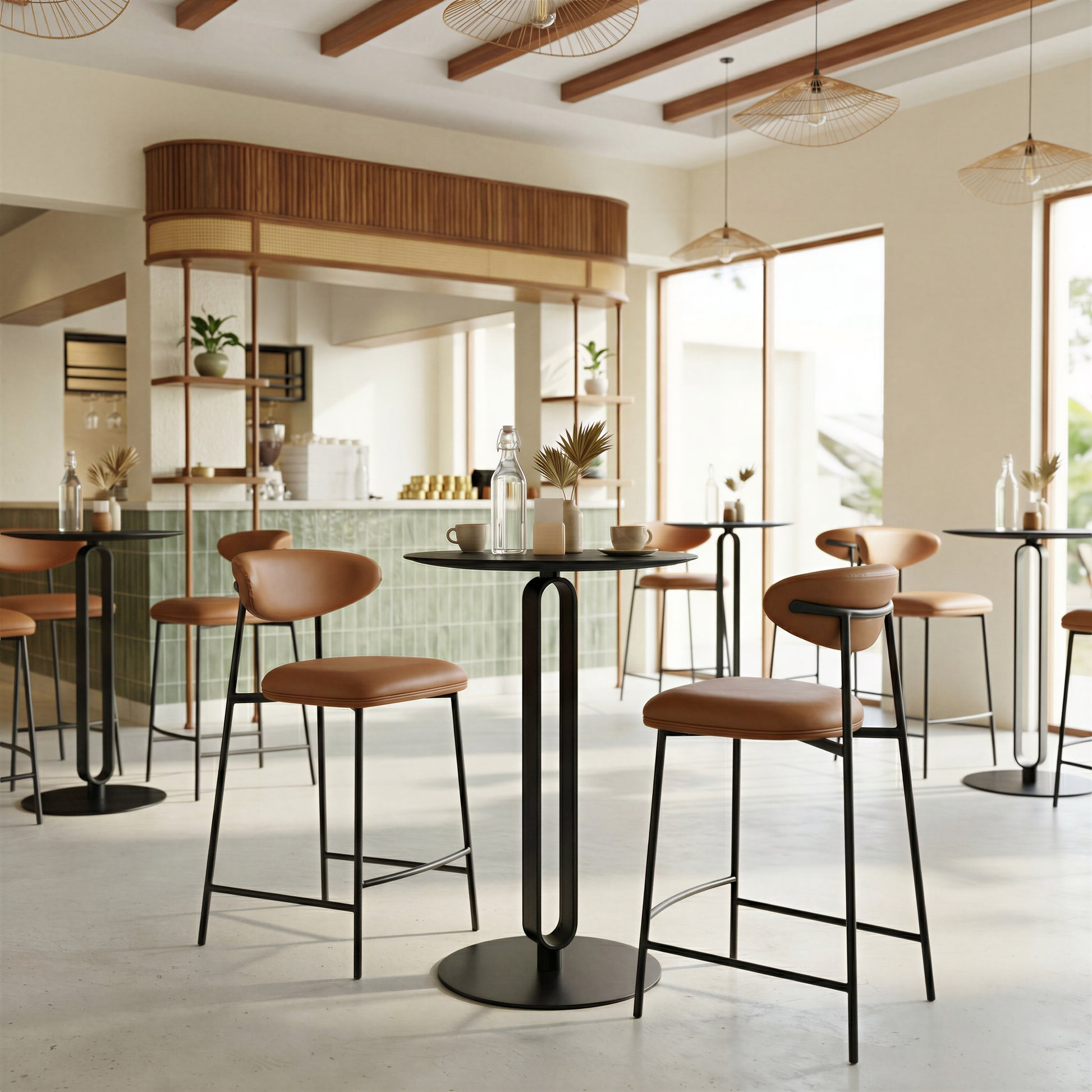 Derry Counter Table Black - 10