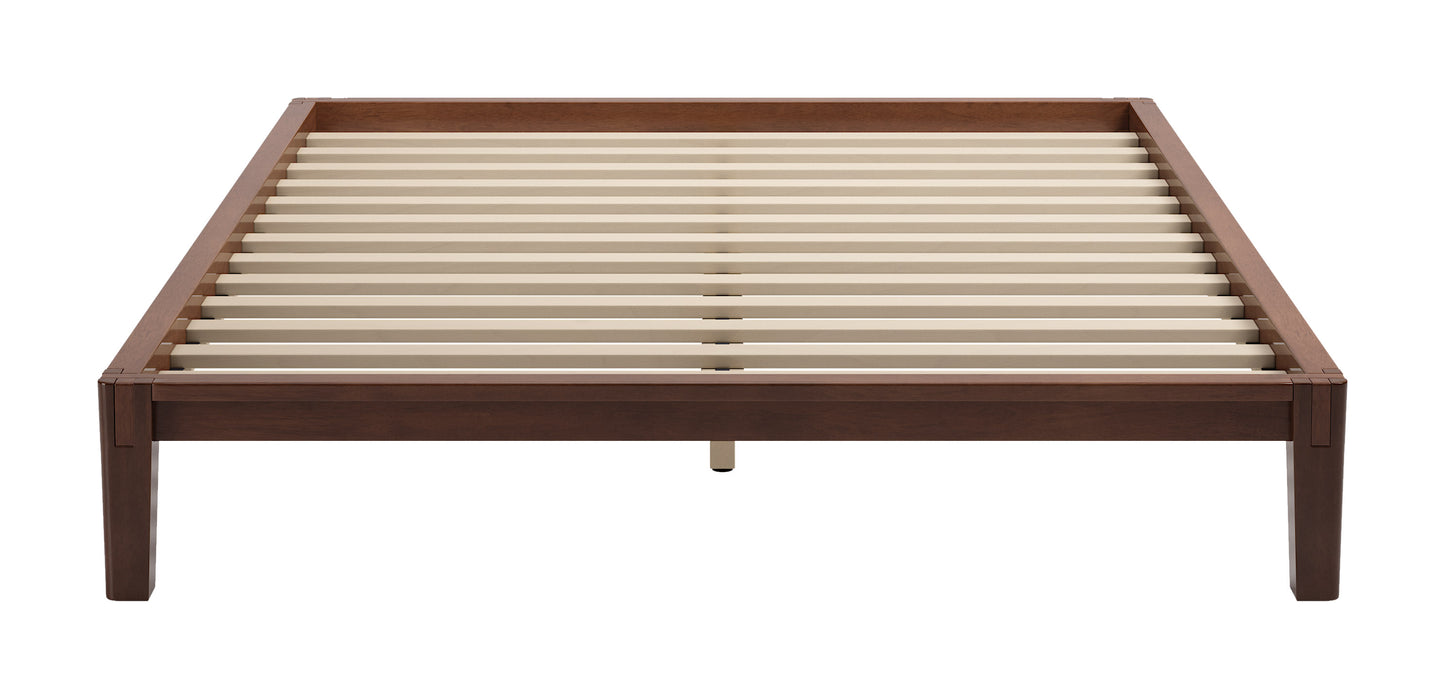 Luum Queen Platform Bed Frame Walnut - 3
