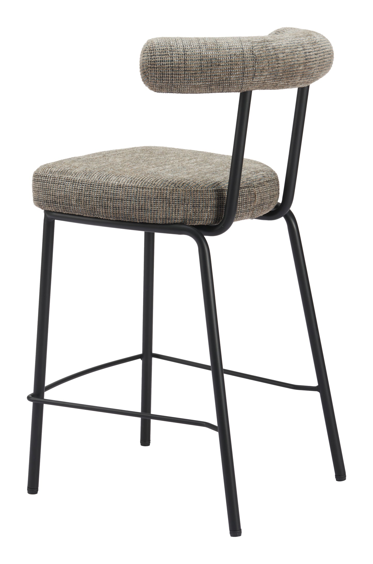 Kede Counter Stool Green Tweed - 5