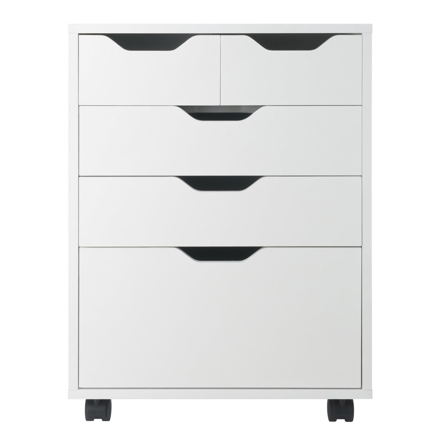 Halifax Bins & Drawers Storage Mobile Cabinet, White