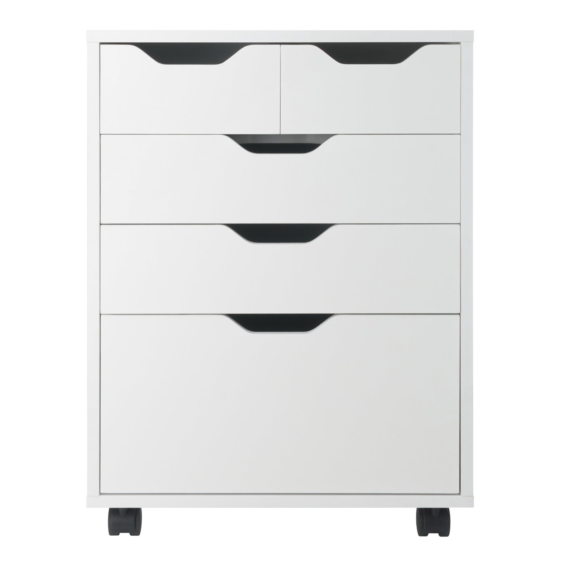 Halifax Bins & Drawers Storage Mobile Cabinet, White