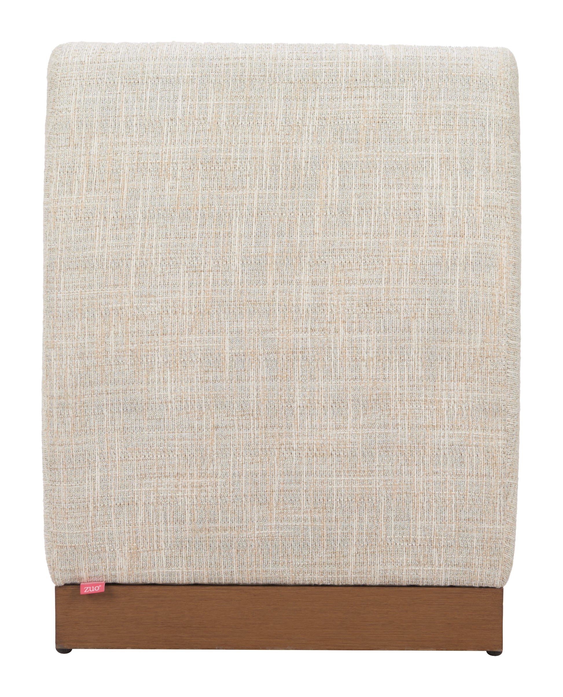 Christy Armless Chair Beige - 4