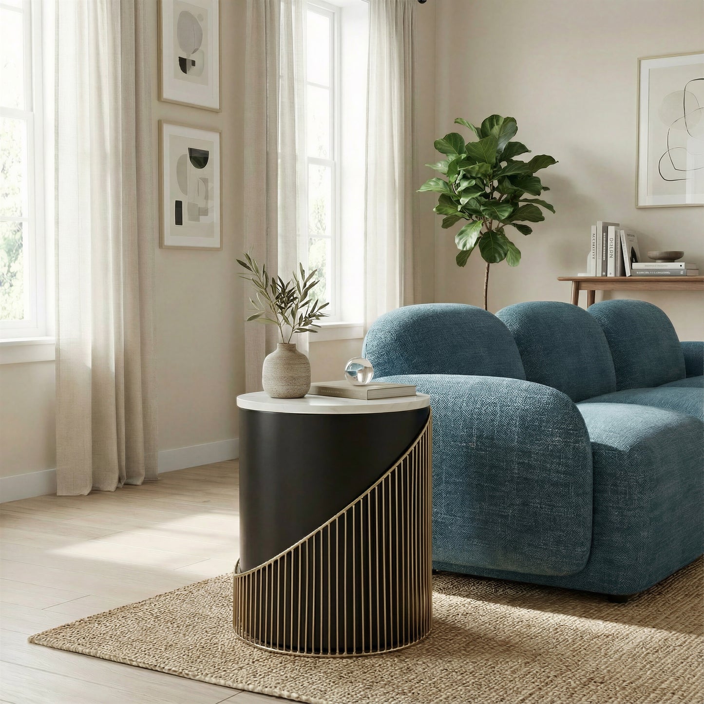 Tova Side Table Multicolor - 8