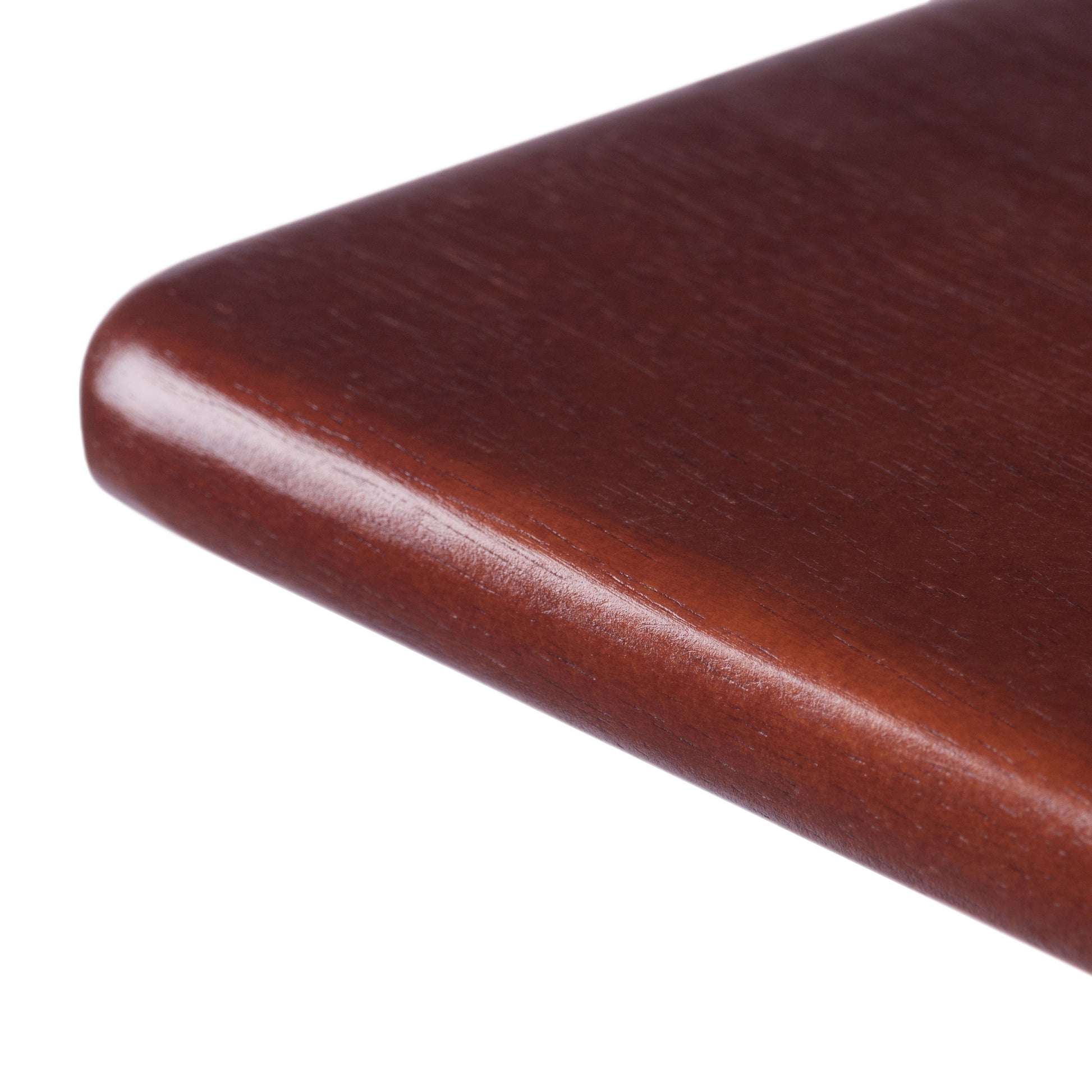 Riley Snack Table Rack, Walnut Finish
