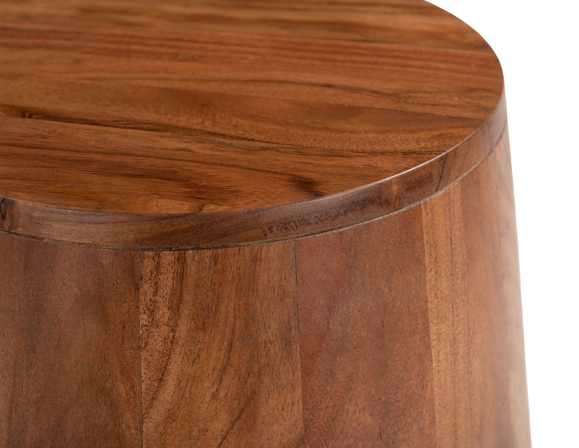 Tornos Side Table Walnut & Yellow - 4
