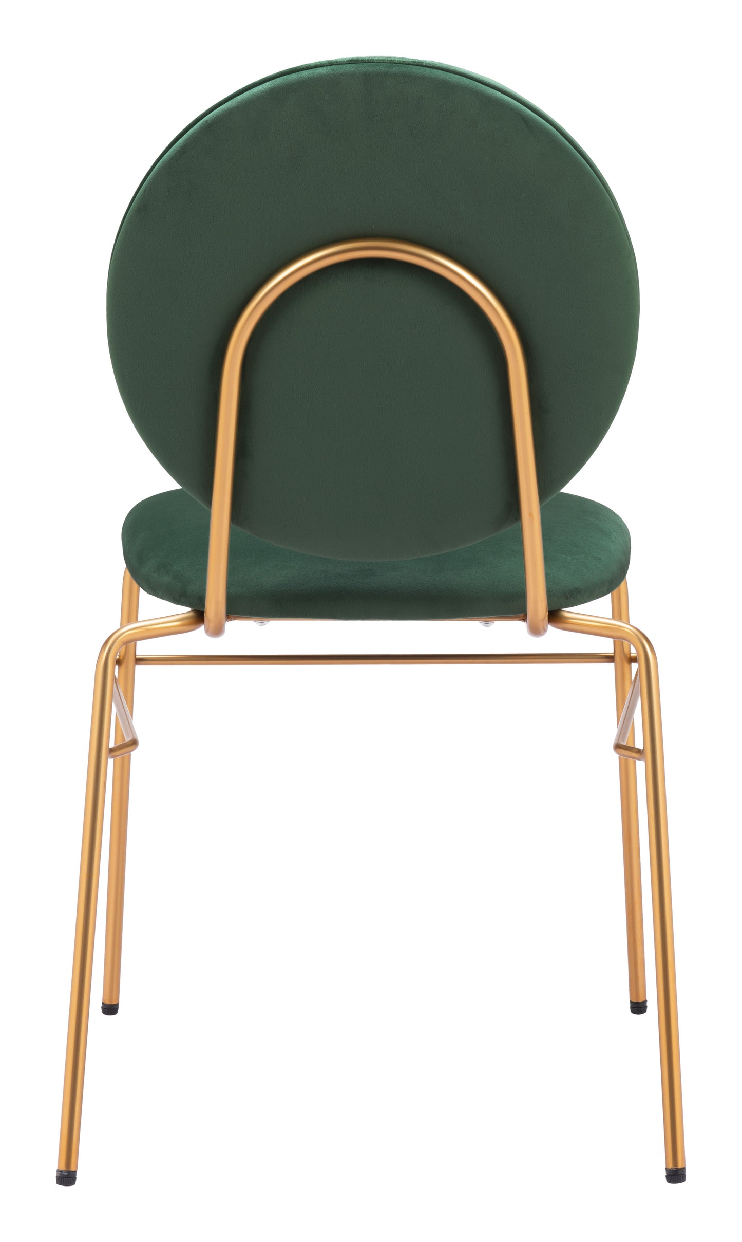 Odessa Dining Chair (Set of 2) Green & Gold - 4