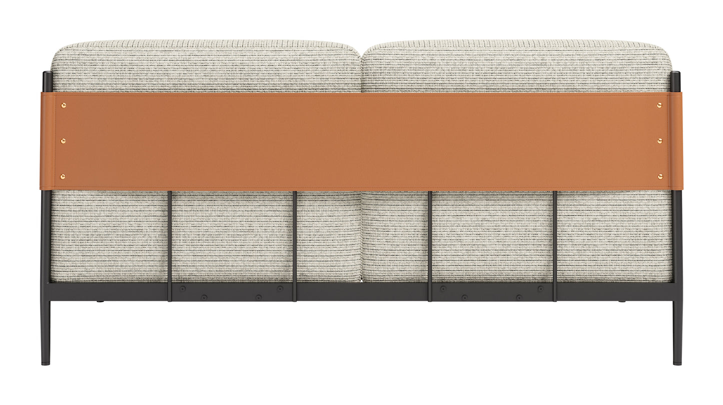 Stirbe Loveseat Gray - 4