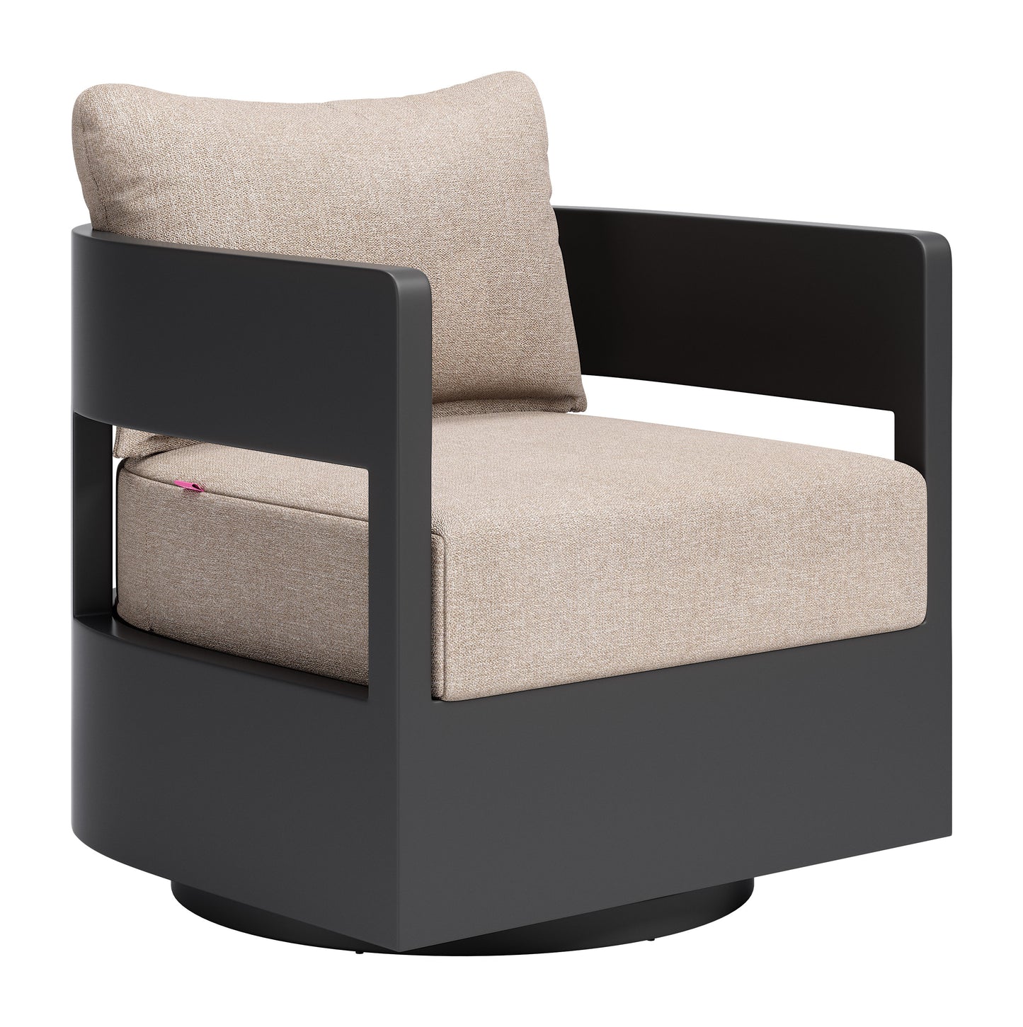 Foret Swivel Chair Black - 6