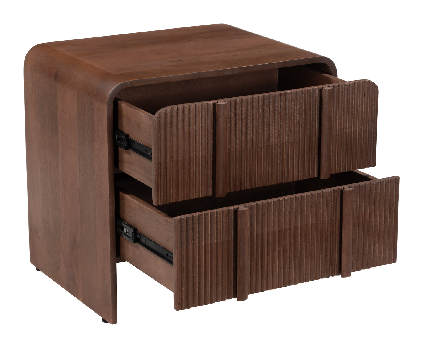 Calipso Nightstand Walnut - 5