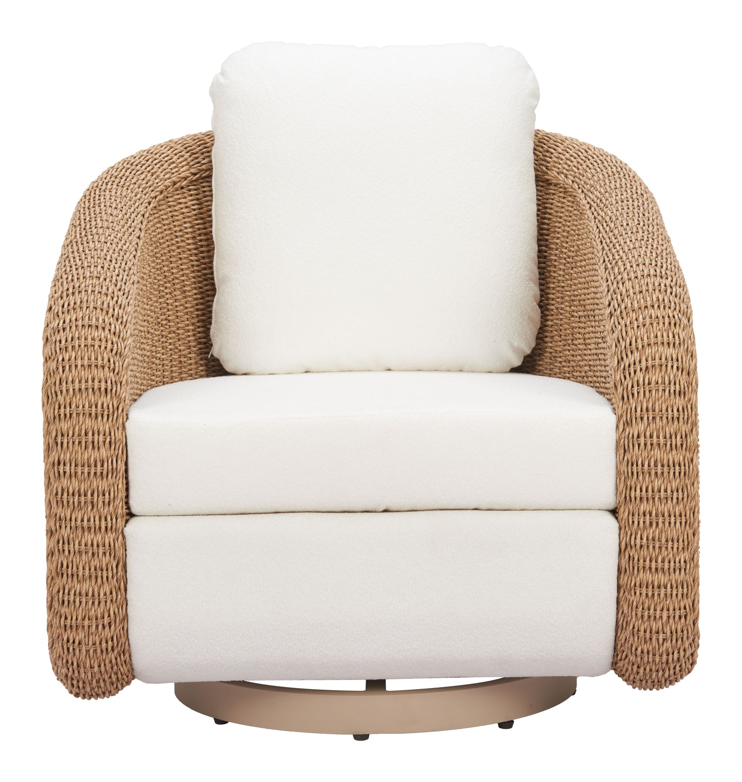 Solara Swivel Chair Ivory - 3