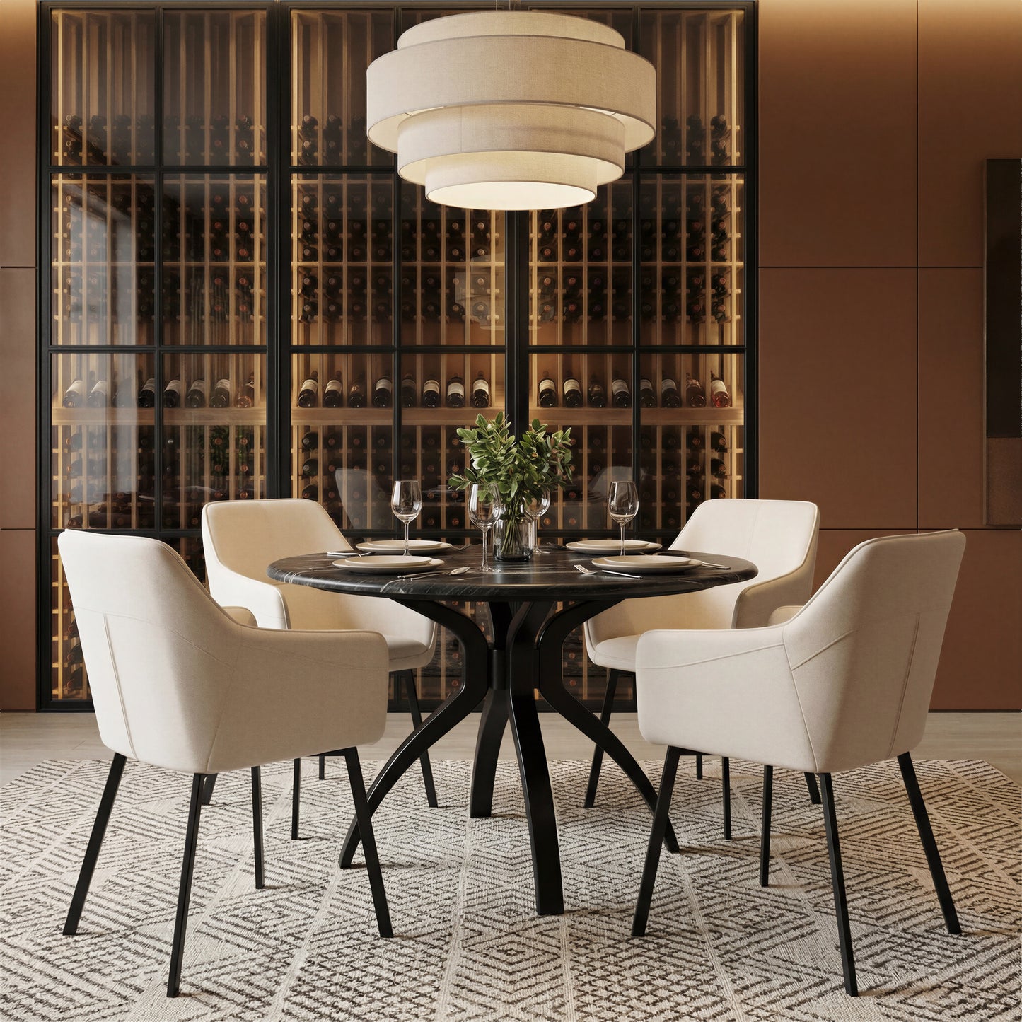 Sumay Dining Table Black - 8