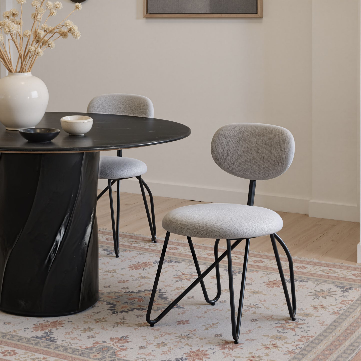 Novi Dining Chair (Set of 2) Dove Gray - 9