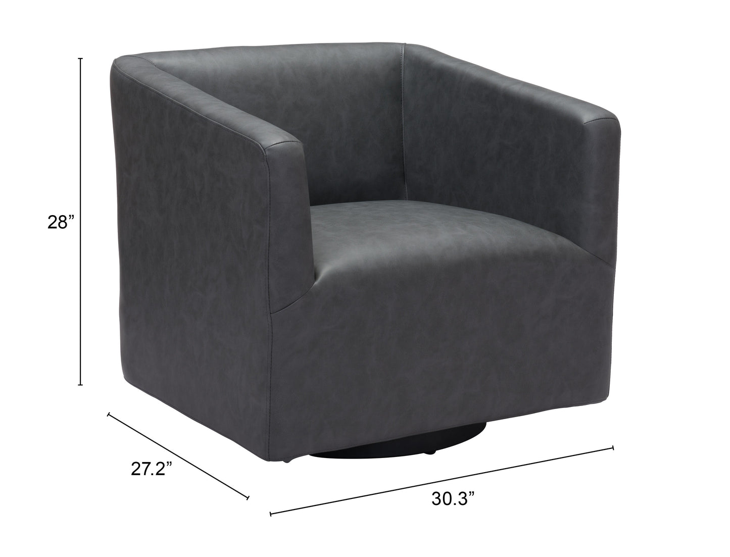 Brooks Accent Chair Gray