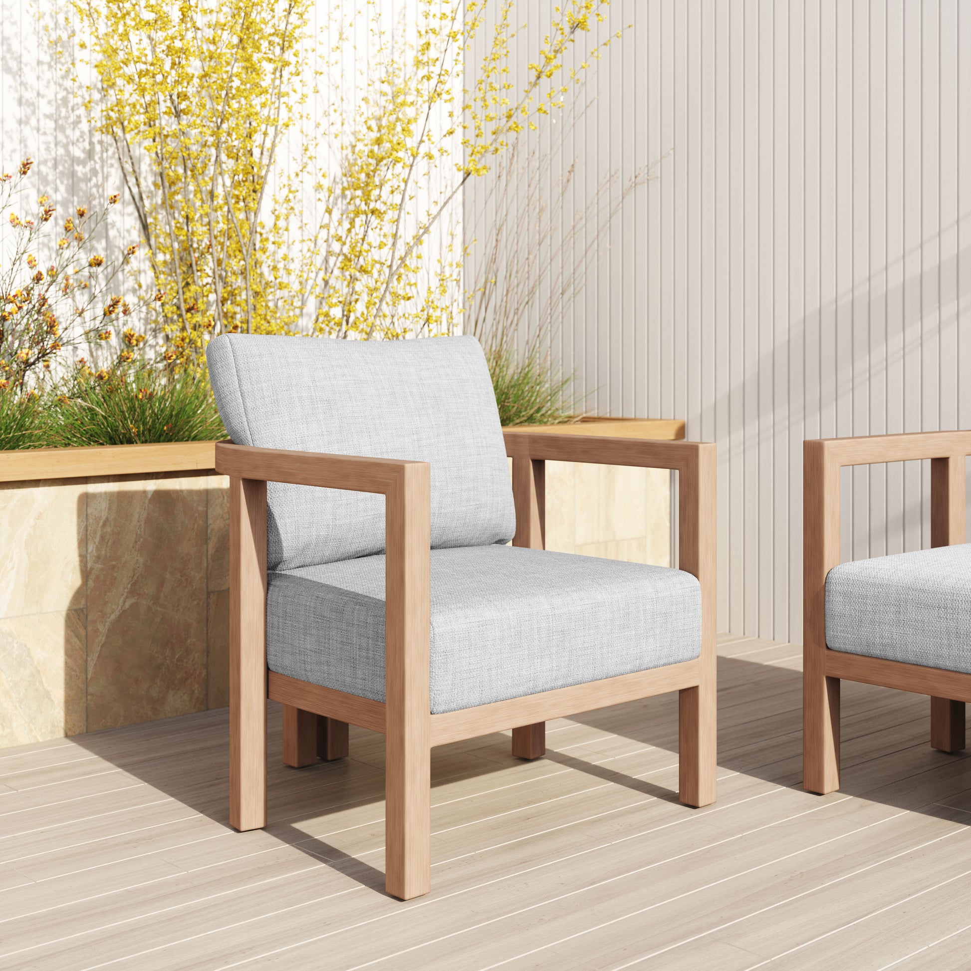 Leto Armchair Gray - 8