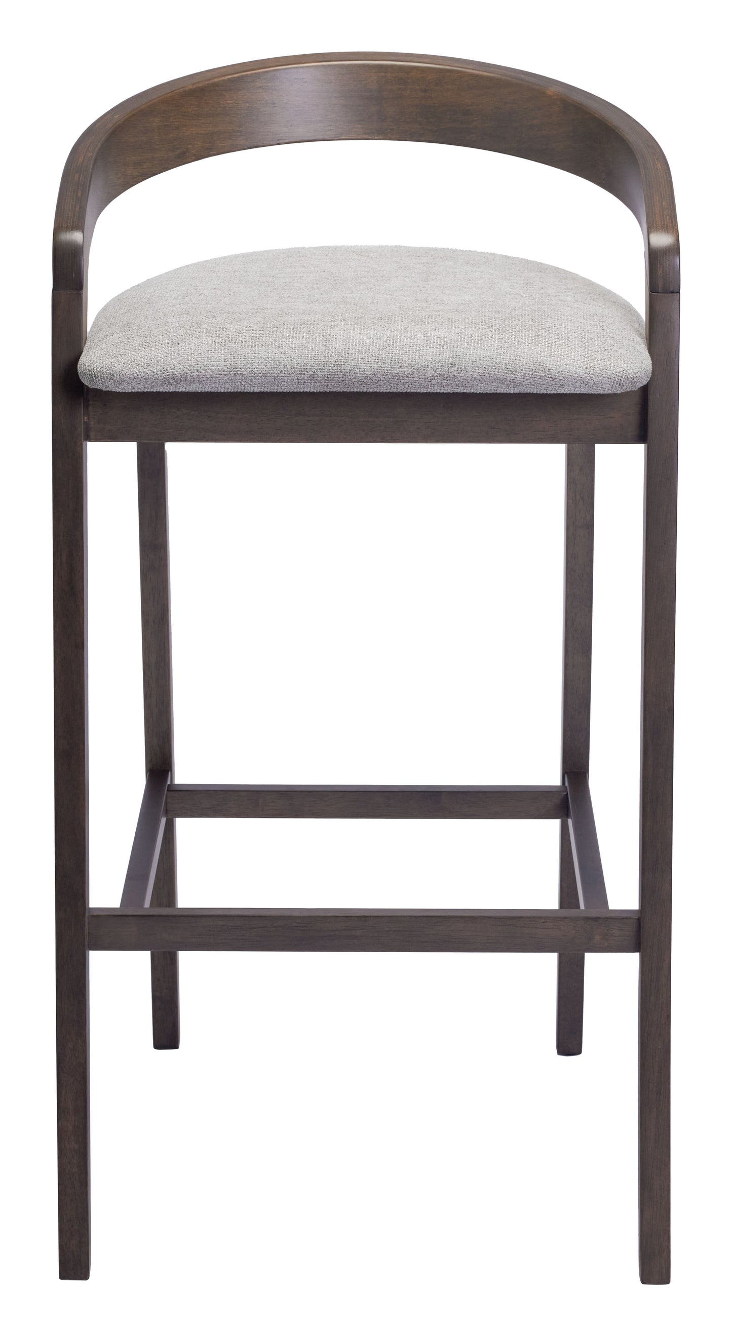 Troy Barstool (Set of 2) Dove Gray & Espresso - 3