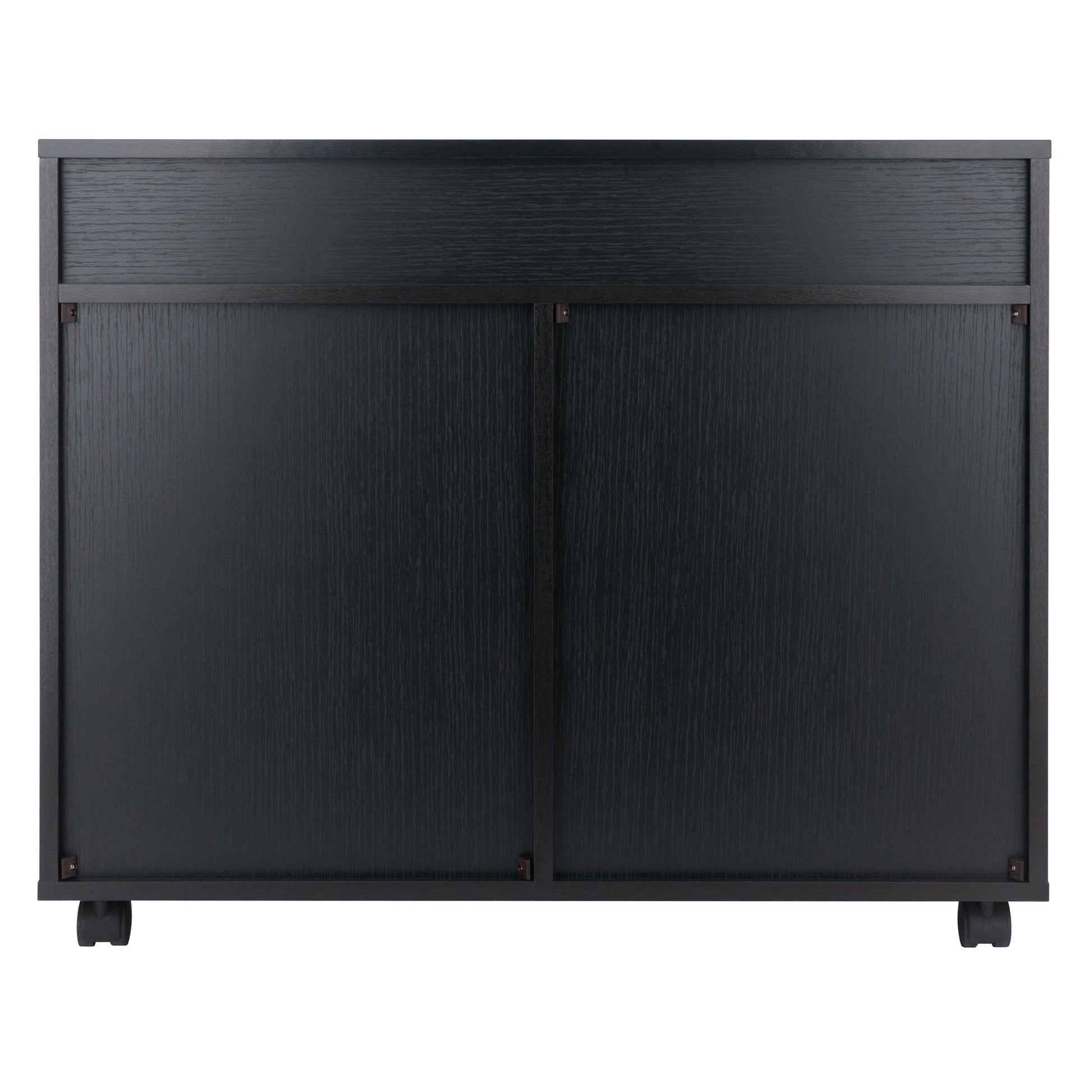 Halifax 5-Drawer Multi-Storage Mobile Cabinet, Black
