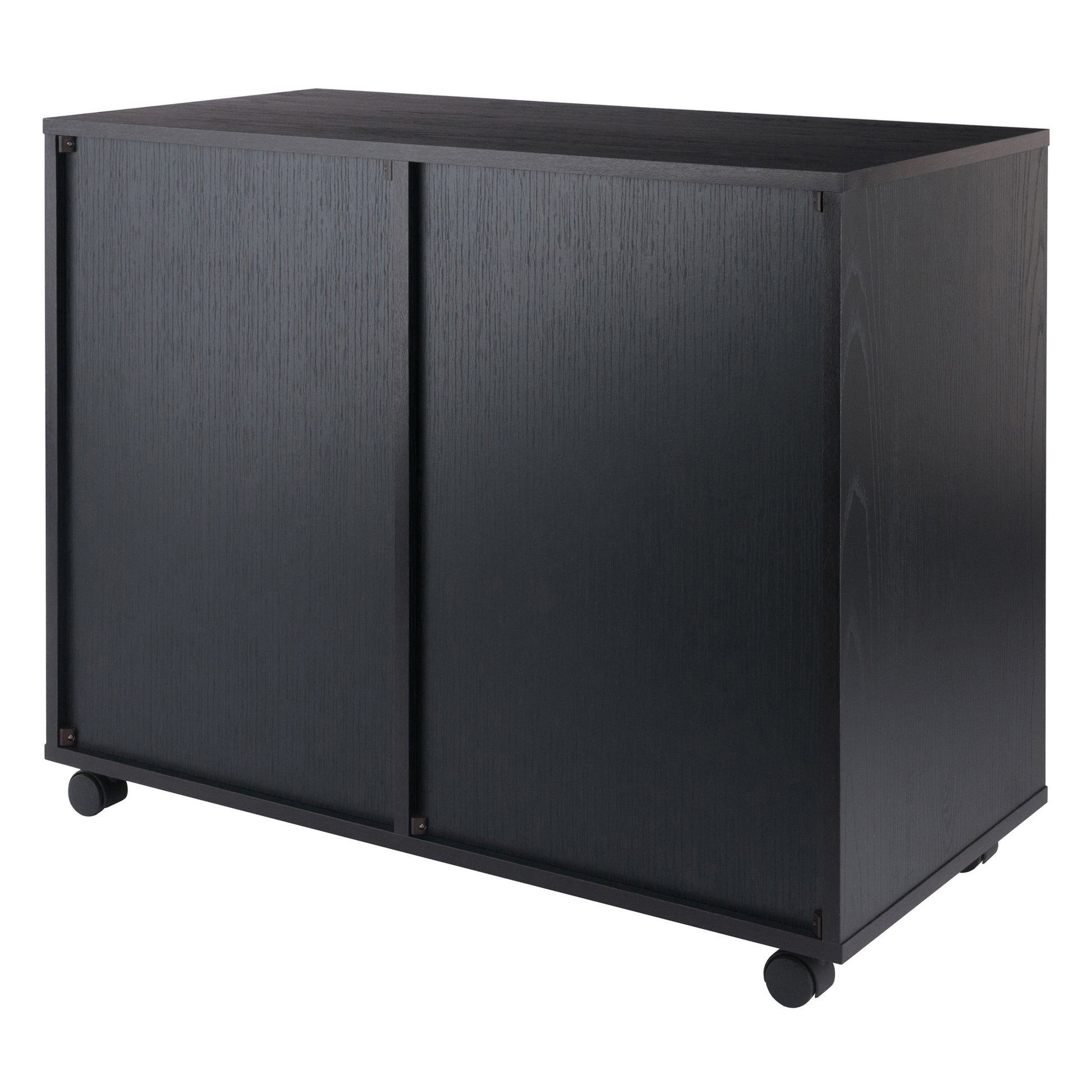 Halifax 6-Drawer Multi-Storage Mobile Cabinet, Black