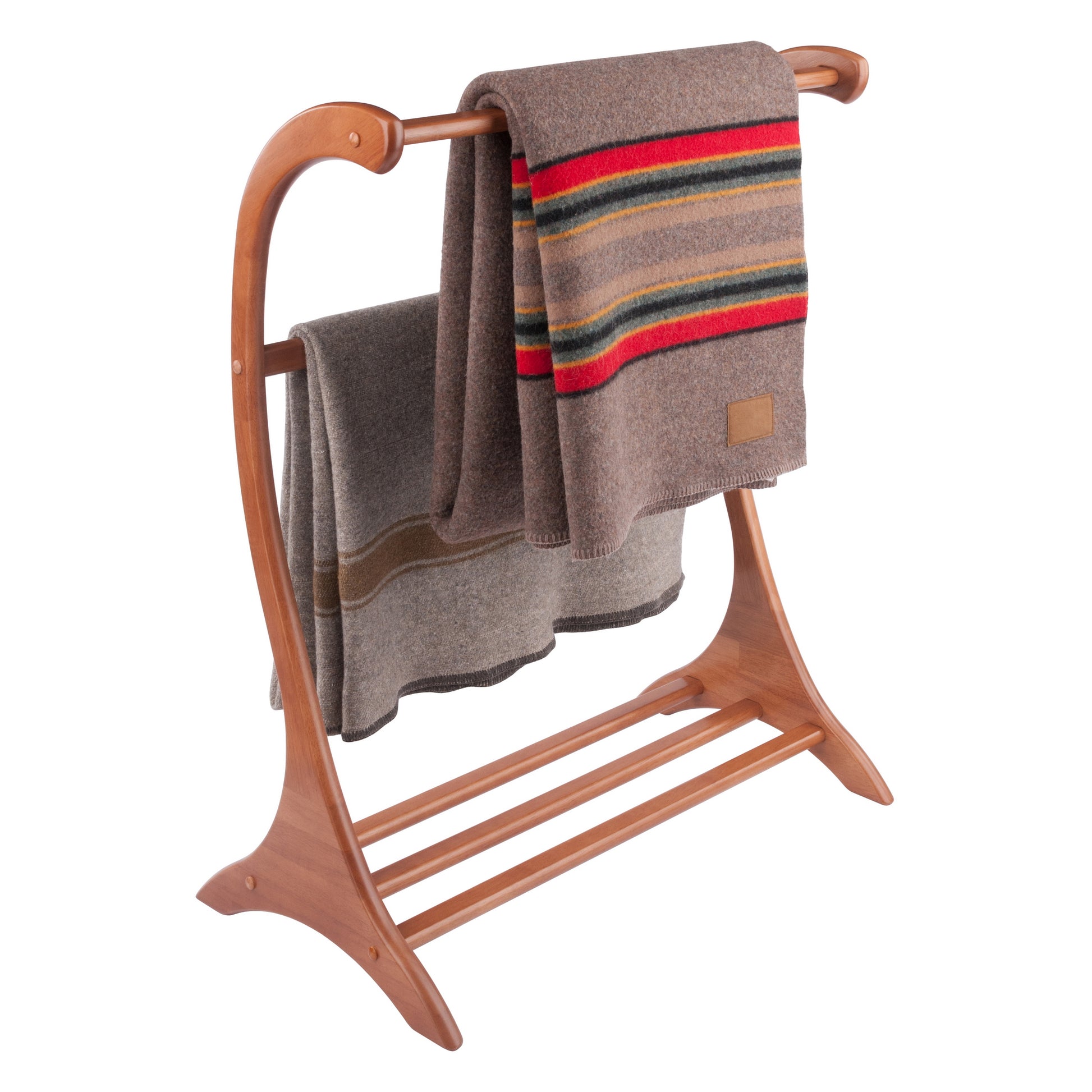 Bella Blanket Rack, Teak