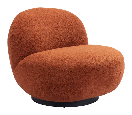 Myanmar Accent Chair Burnt Orange