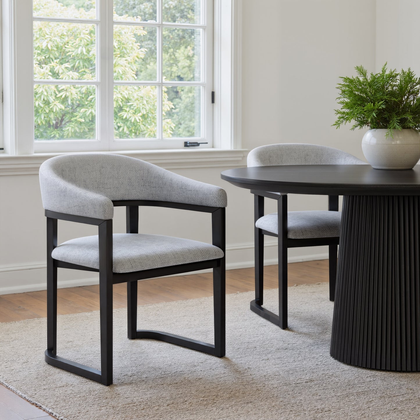 Anasa Dining Chair Gray - 8