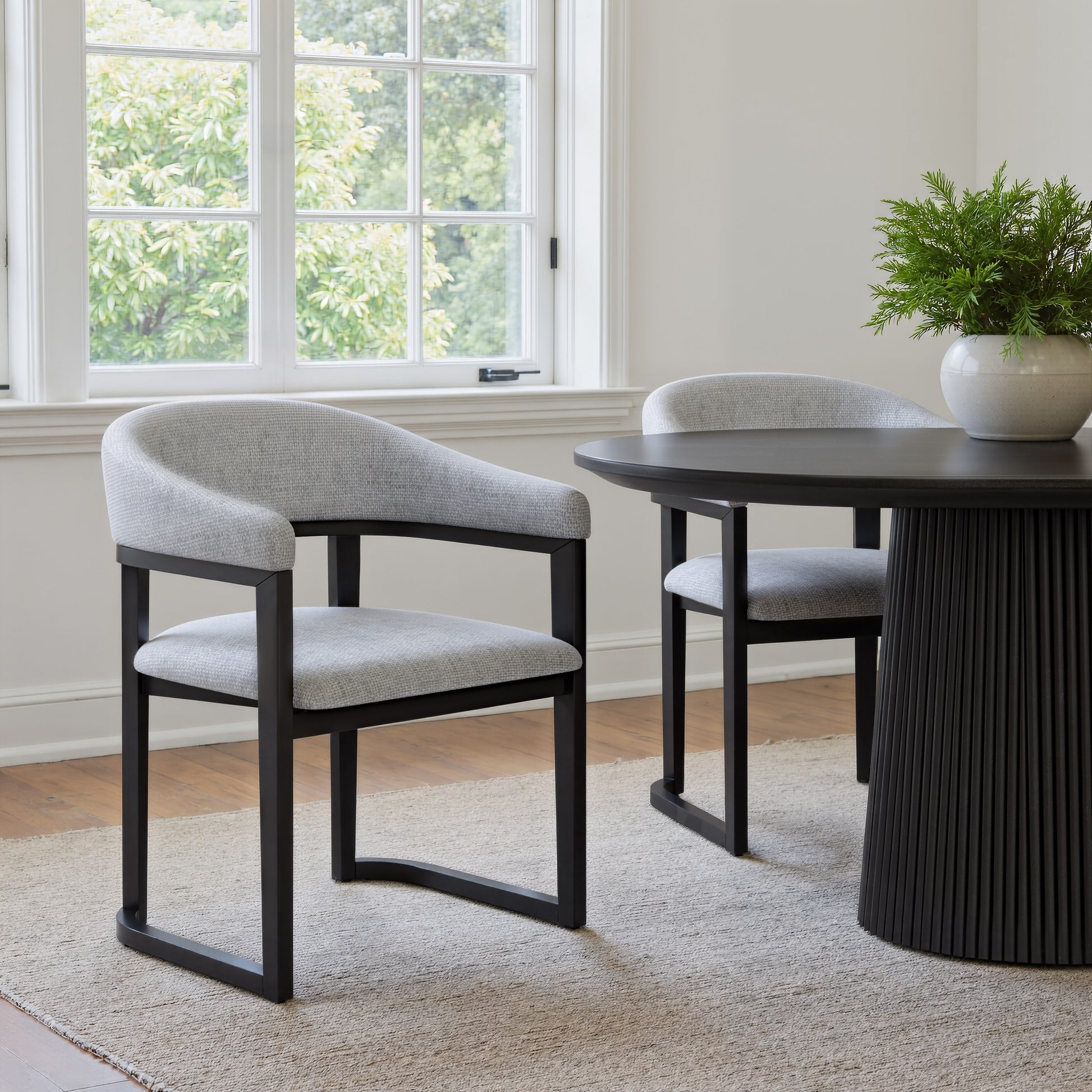 Anasa Dining Chair Gray - 8