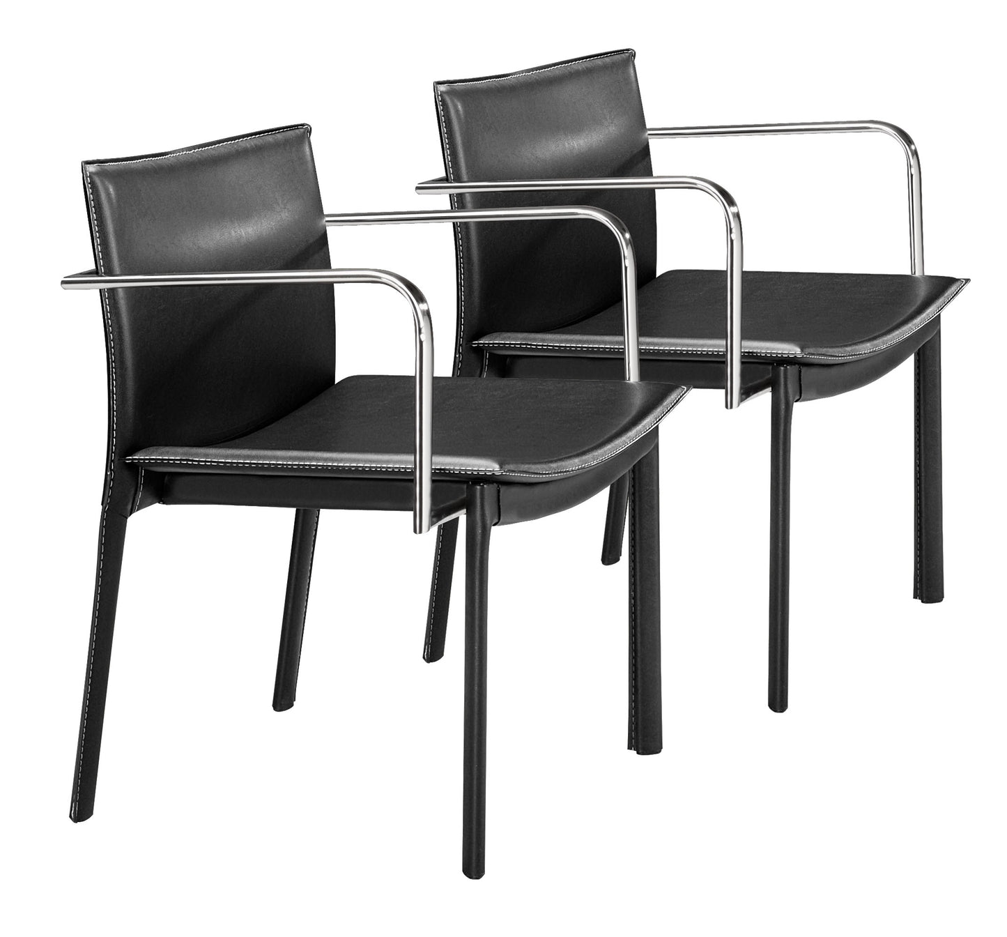 Gekko Conference Chair (Set of 2) Black