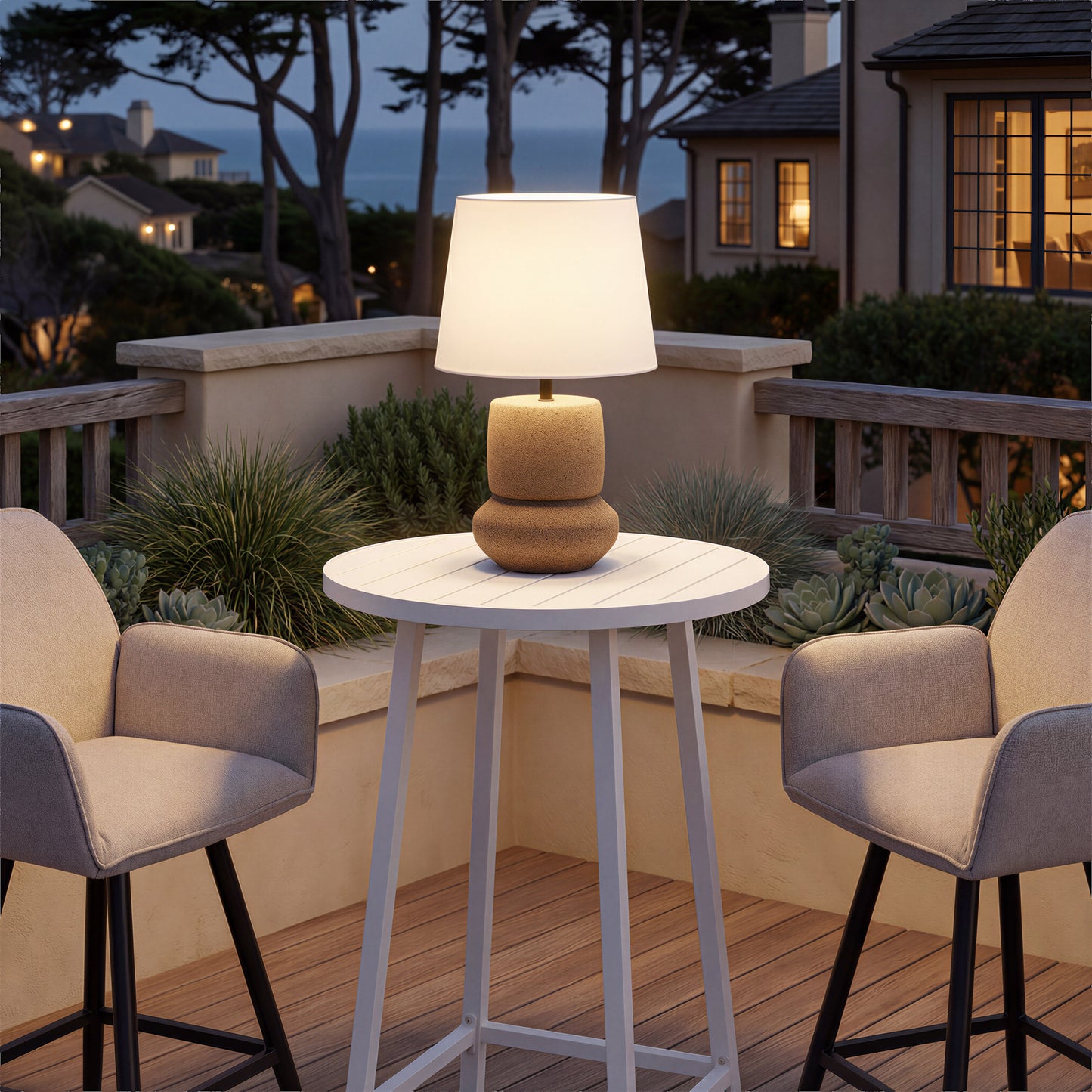 Seina Solar Table Lamp Natural - 10