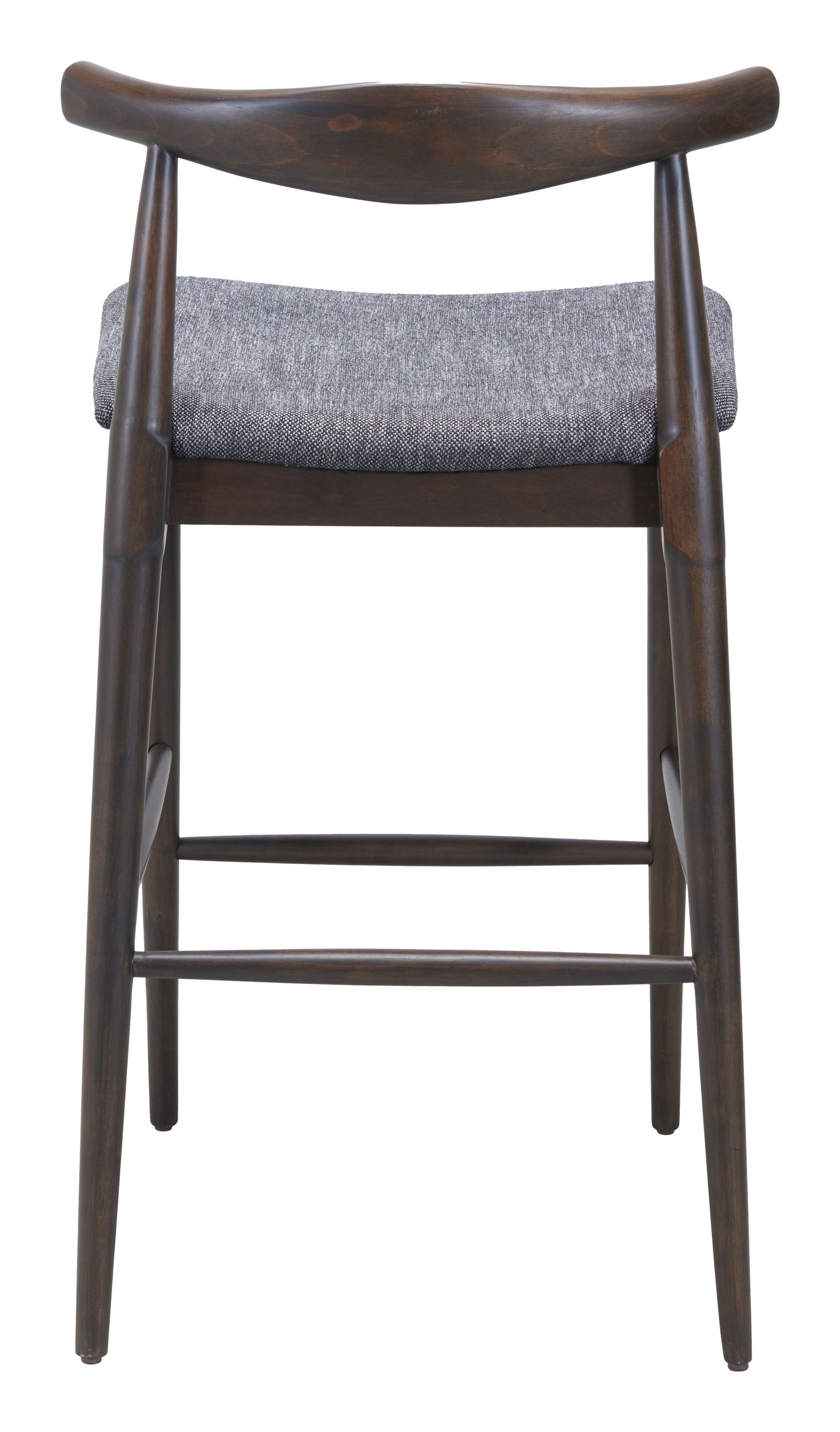 Tuzka Barstool (Set of 2) Gray & Espresso - 4