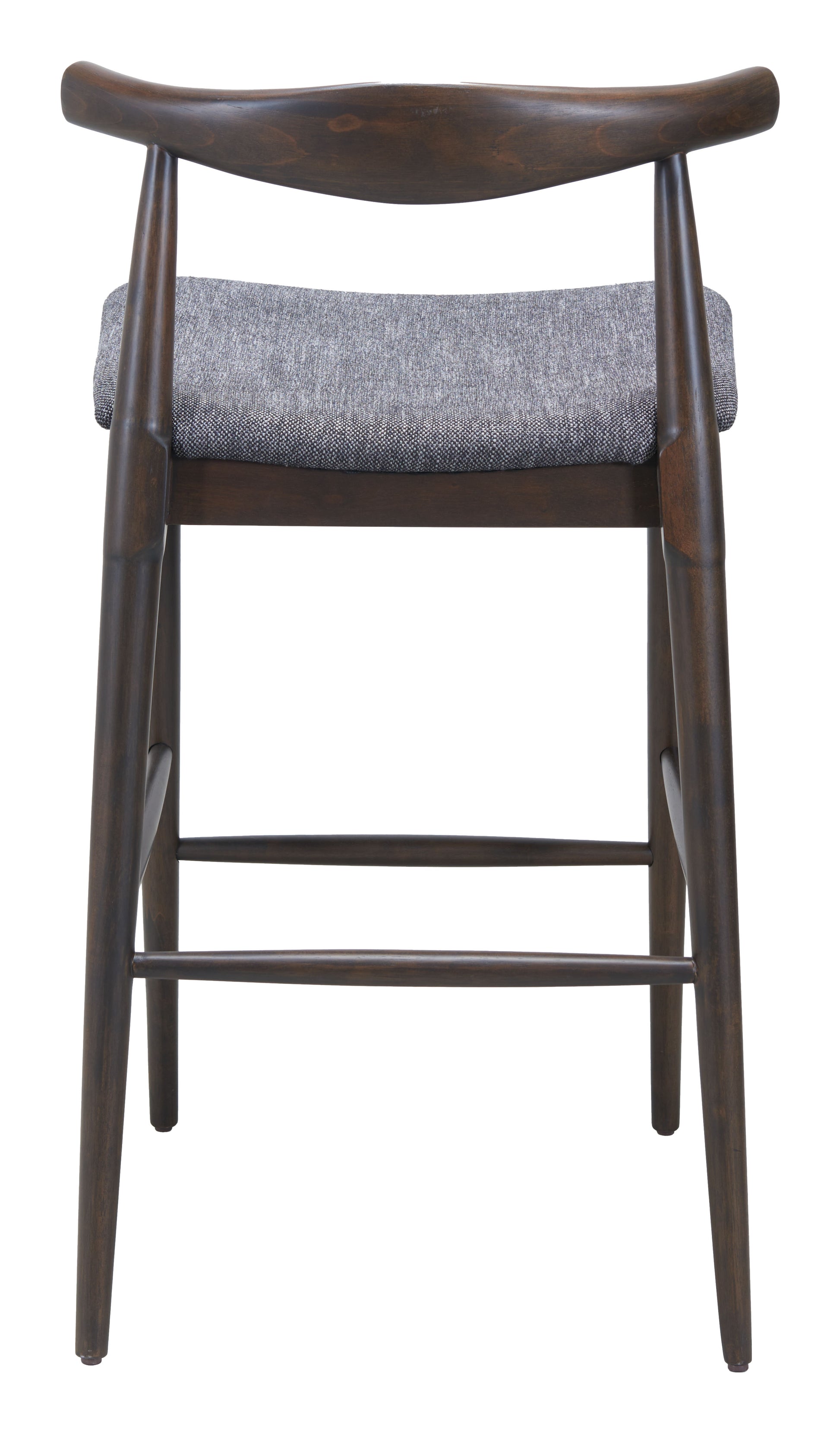 Tuzka Barstool (Set of 2) Gray & Espresso - 4