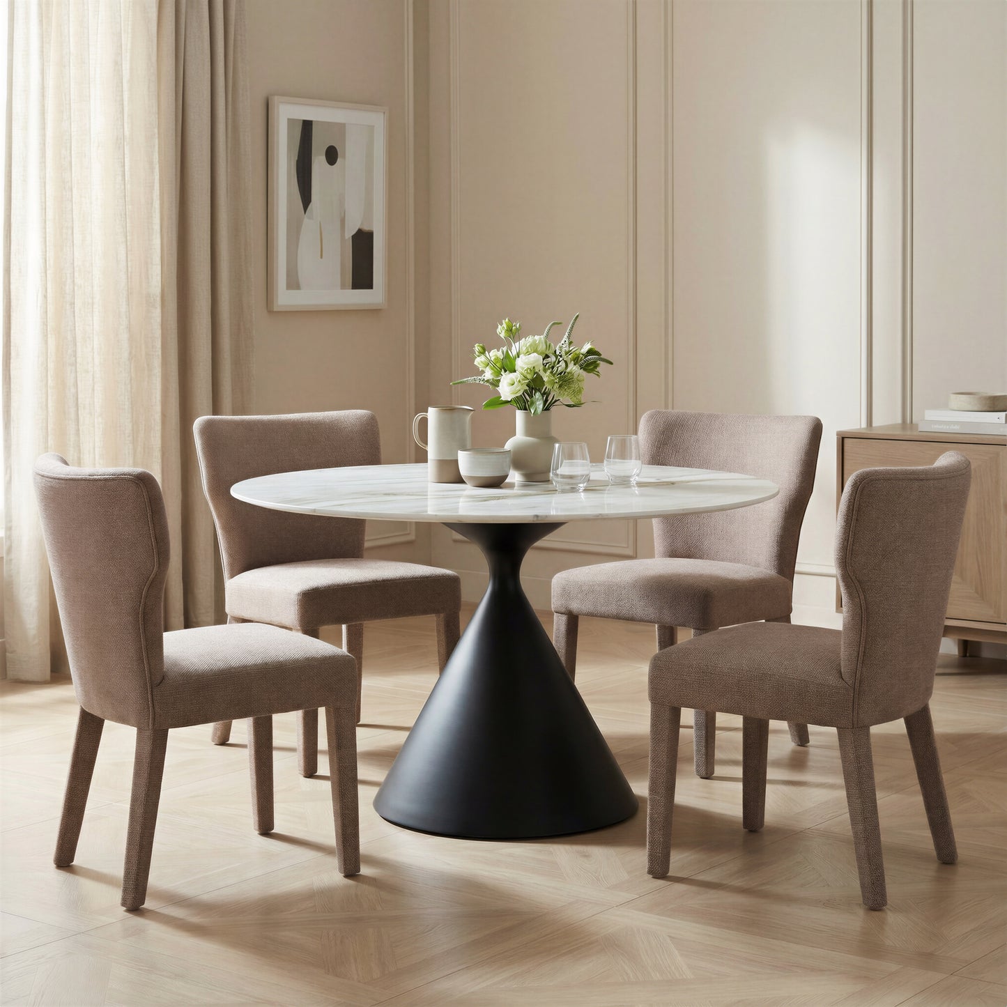 Peridot Dining Chair Taupe - 8