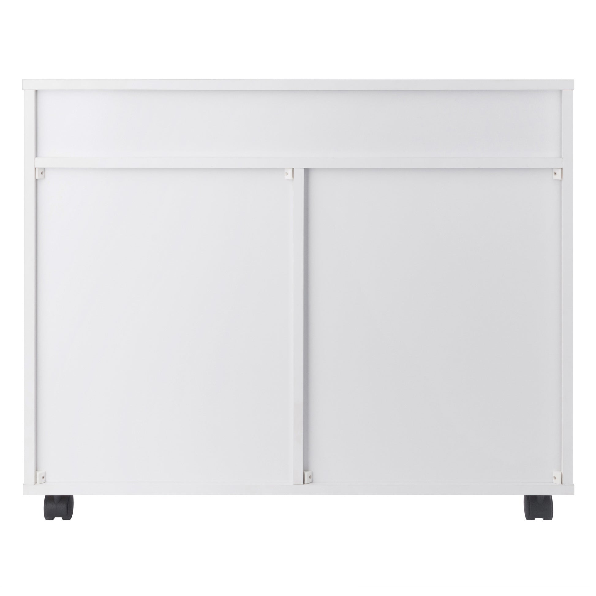 Halifax 5-Drawer Mulit-Storage Mobile Cabinet, White
