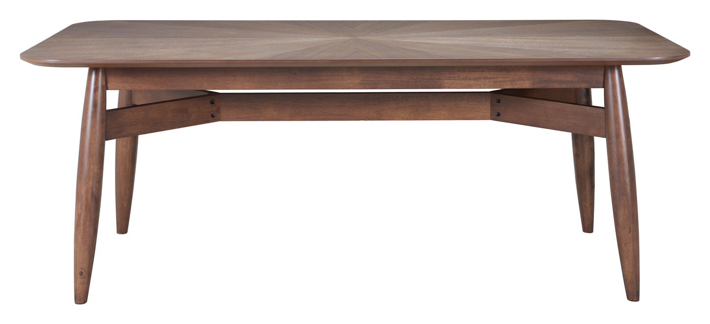 Silea Rectangular Dining Table Espresso - 3