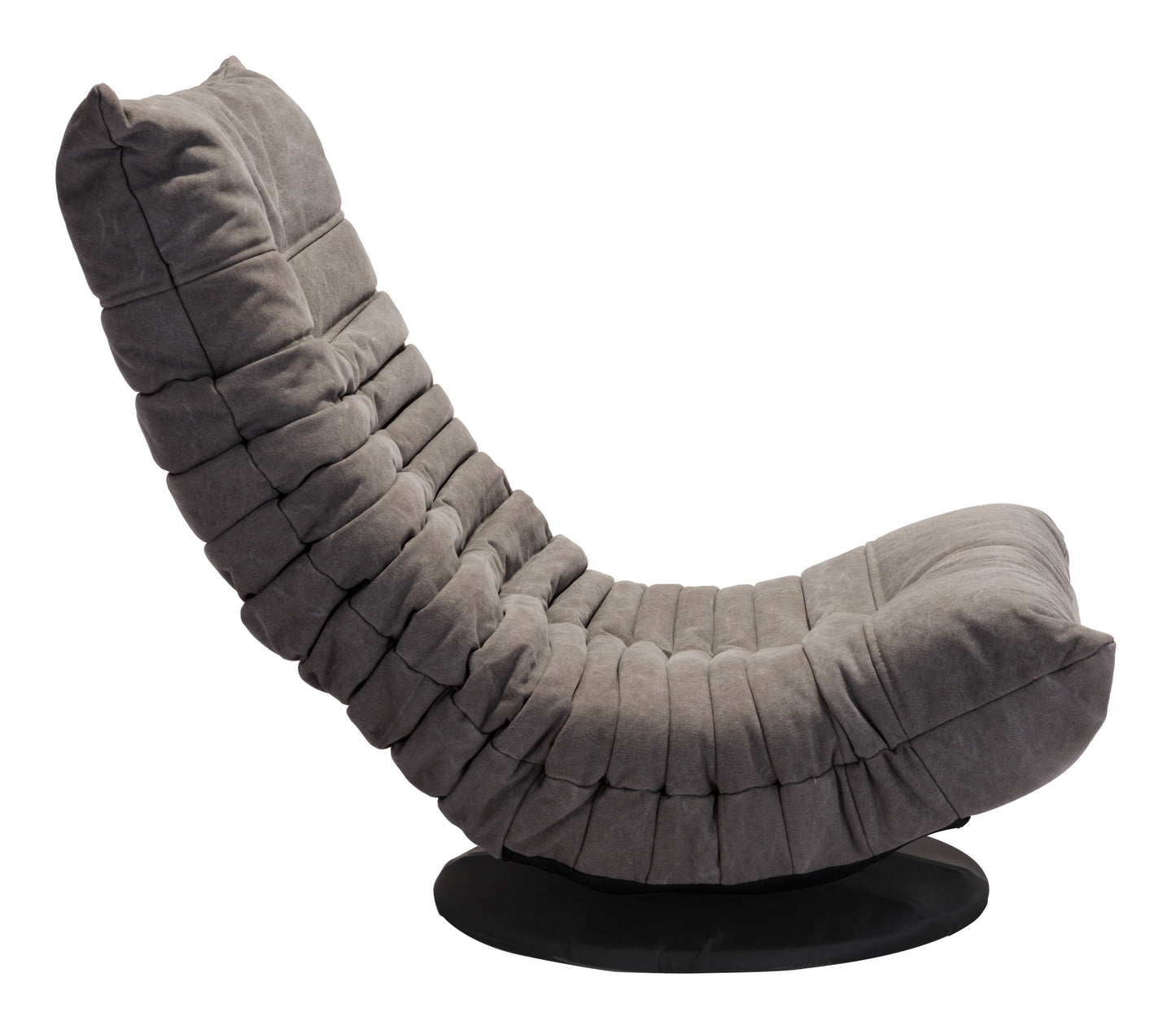Down Low Swivel Chair Gray