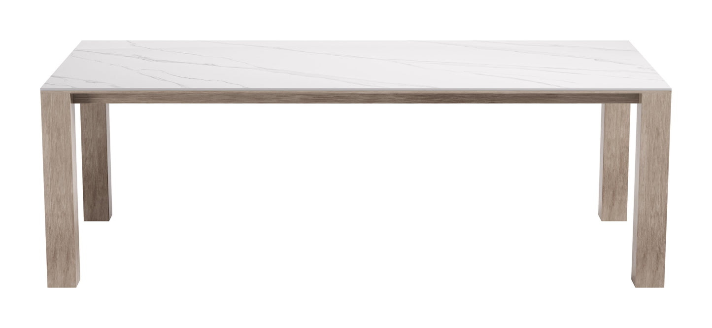 Leilani Rectangular Dining Table White - 3