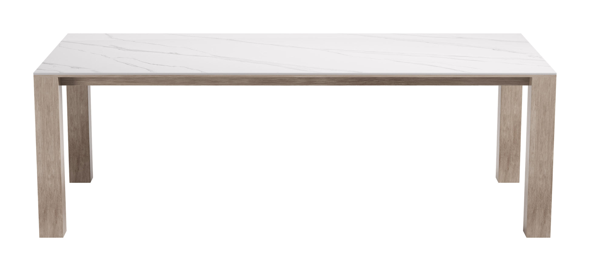 Leilani Rectangular Dining Table White - 3