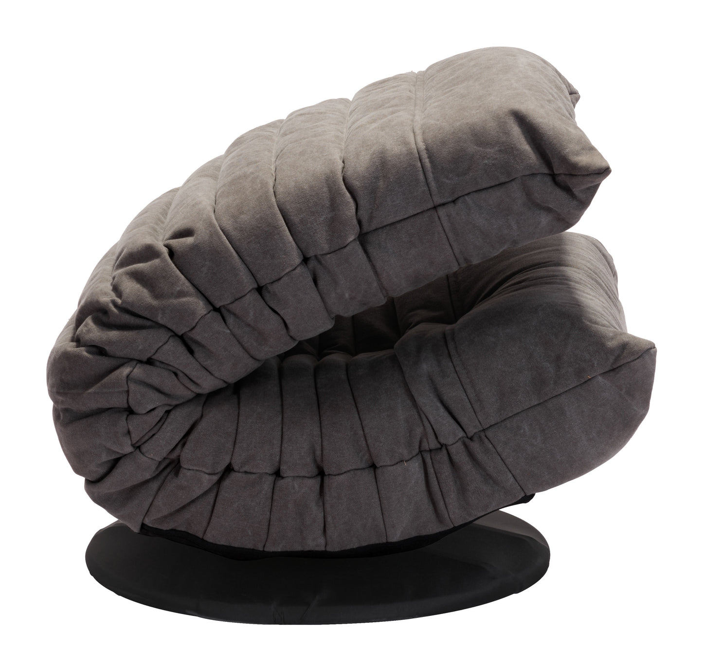 Down Low Swivel Chair Gray