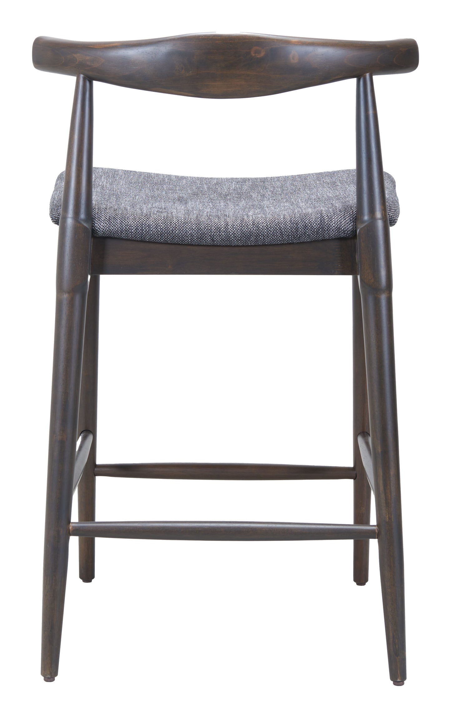 Tuzka Counter Stool (Set of 2) Gray & Espresso - 4
