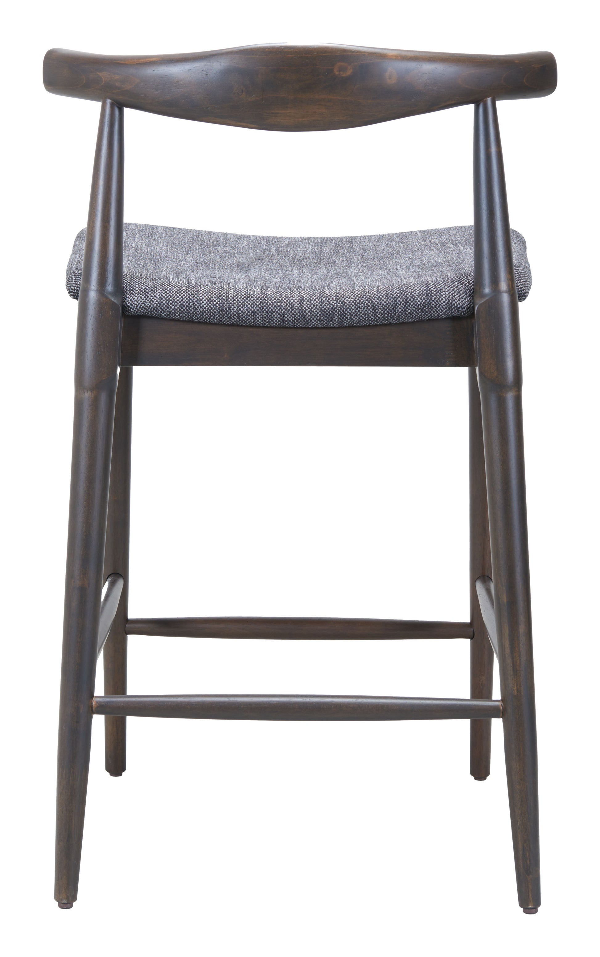 Tuzka Counter Stool (Set of 2) Gray & Espresso - 4