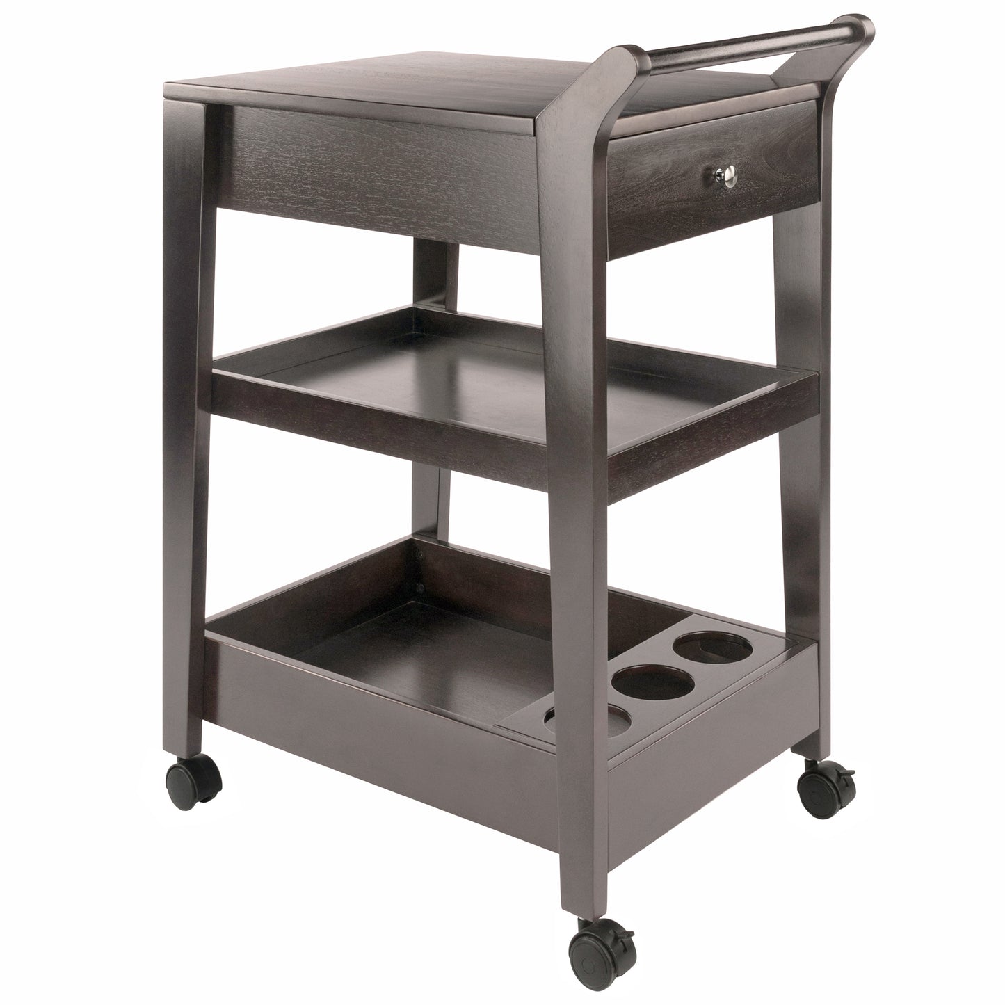 Jeston Entertainment Cart, Oyster Gray