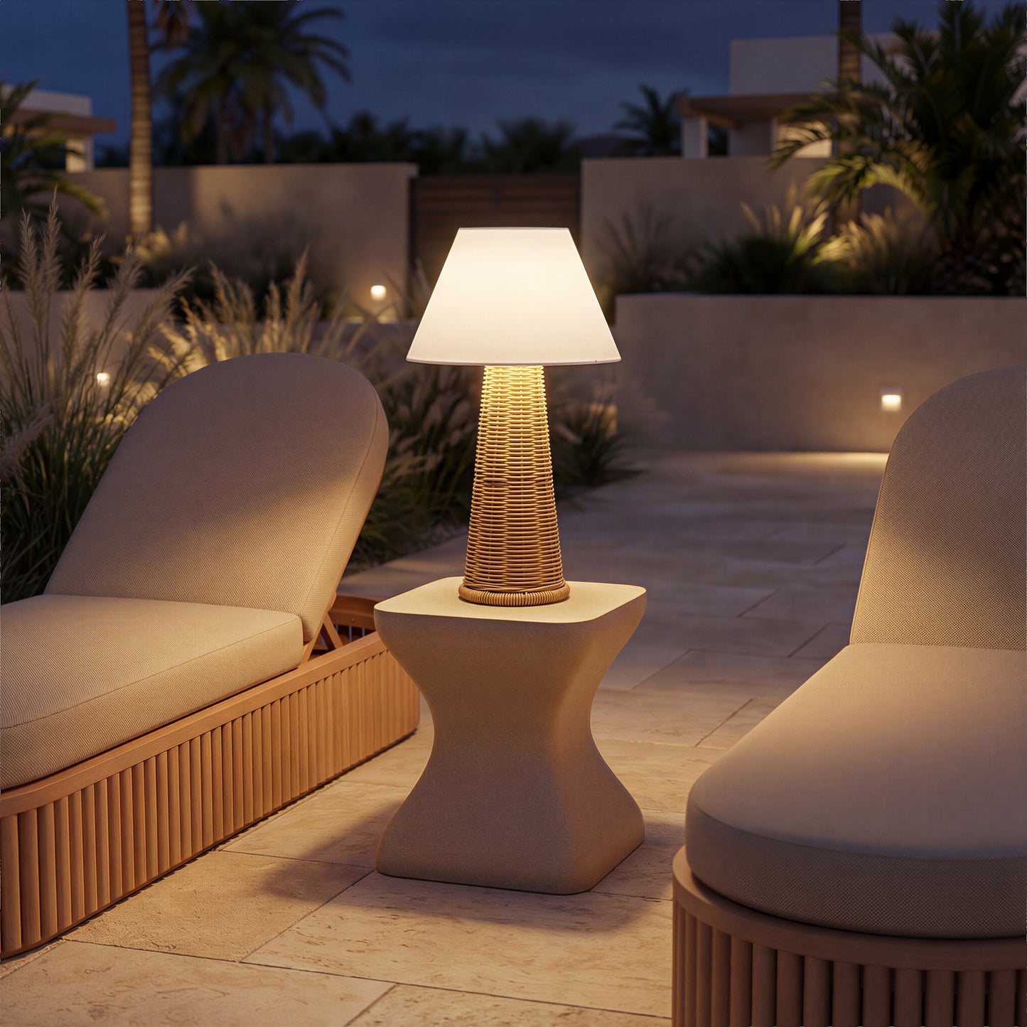 Sakina Chaise Lounge Brown - 9