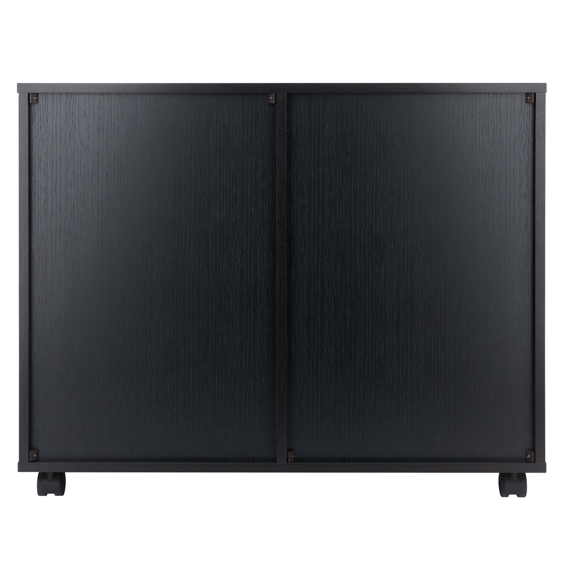 Halifax 6-Drawer Multi-Storage Mobile Cabinet, Black
