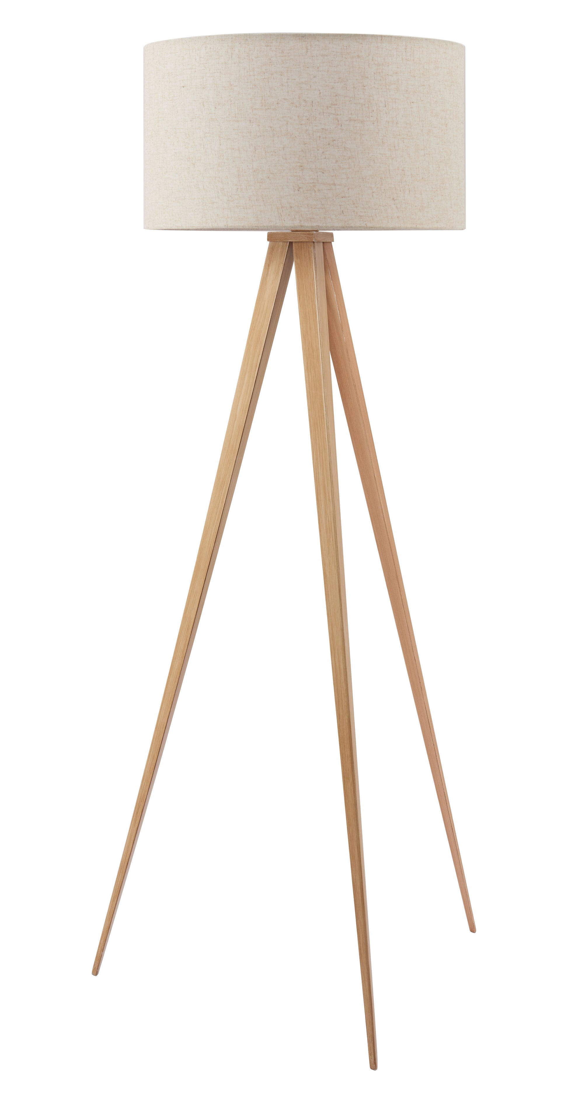 Imperial Floor Lamp Beige & Natural