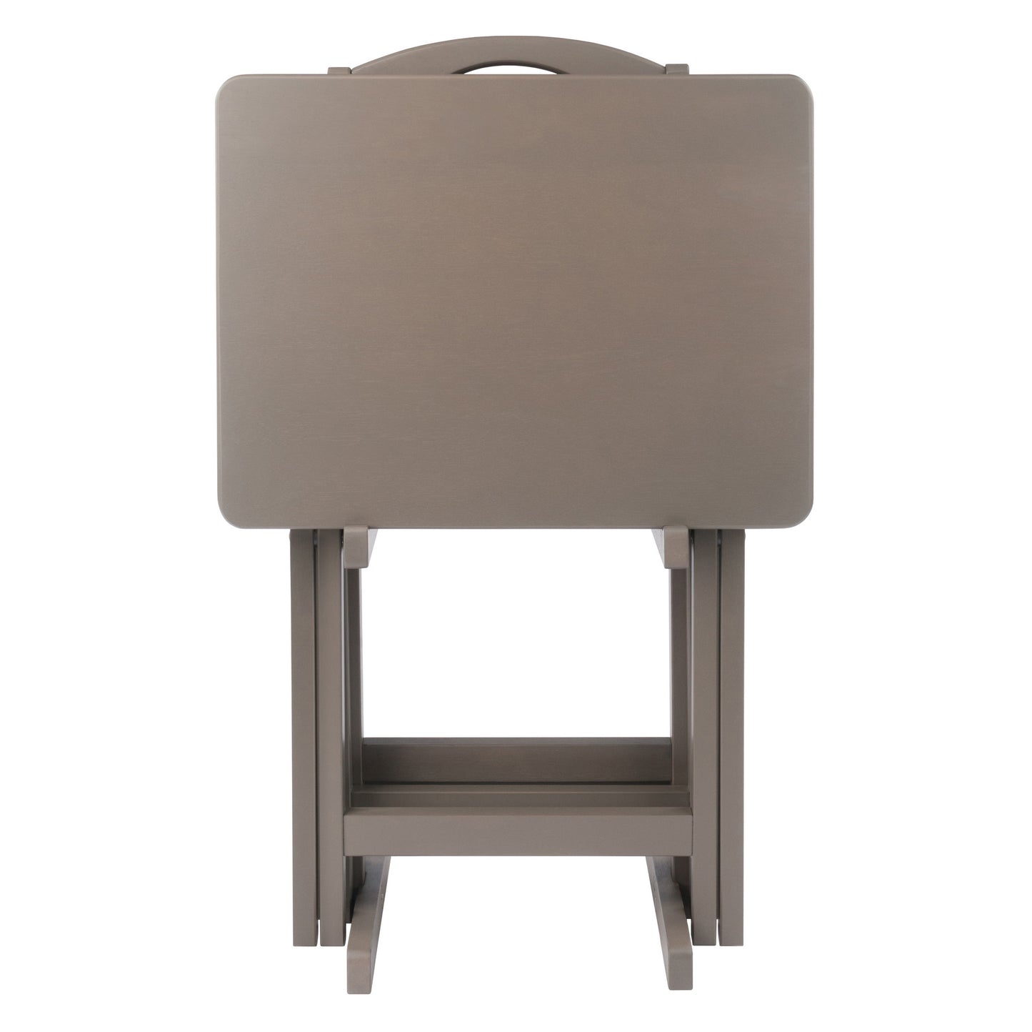 Alex 5-Pc Snack Table Set, Oyster Gray