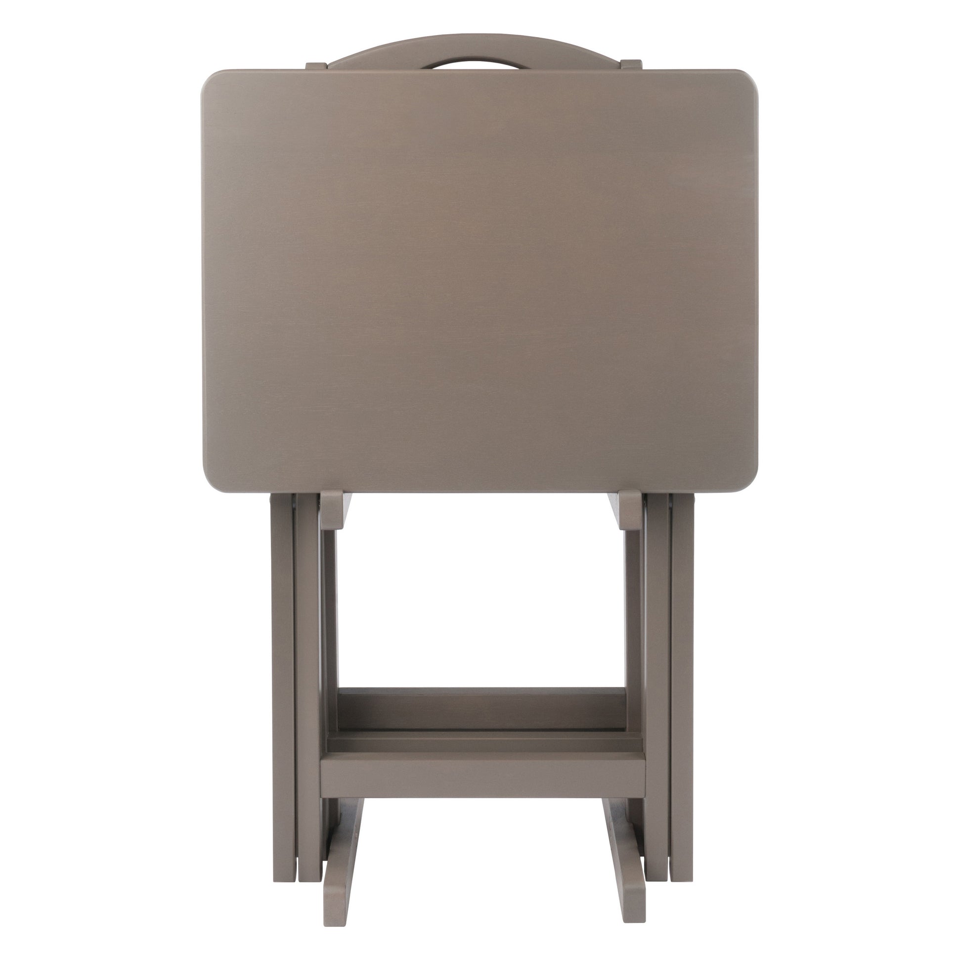 Alex 5-Pc Snack Table Set, Oyster Gray