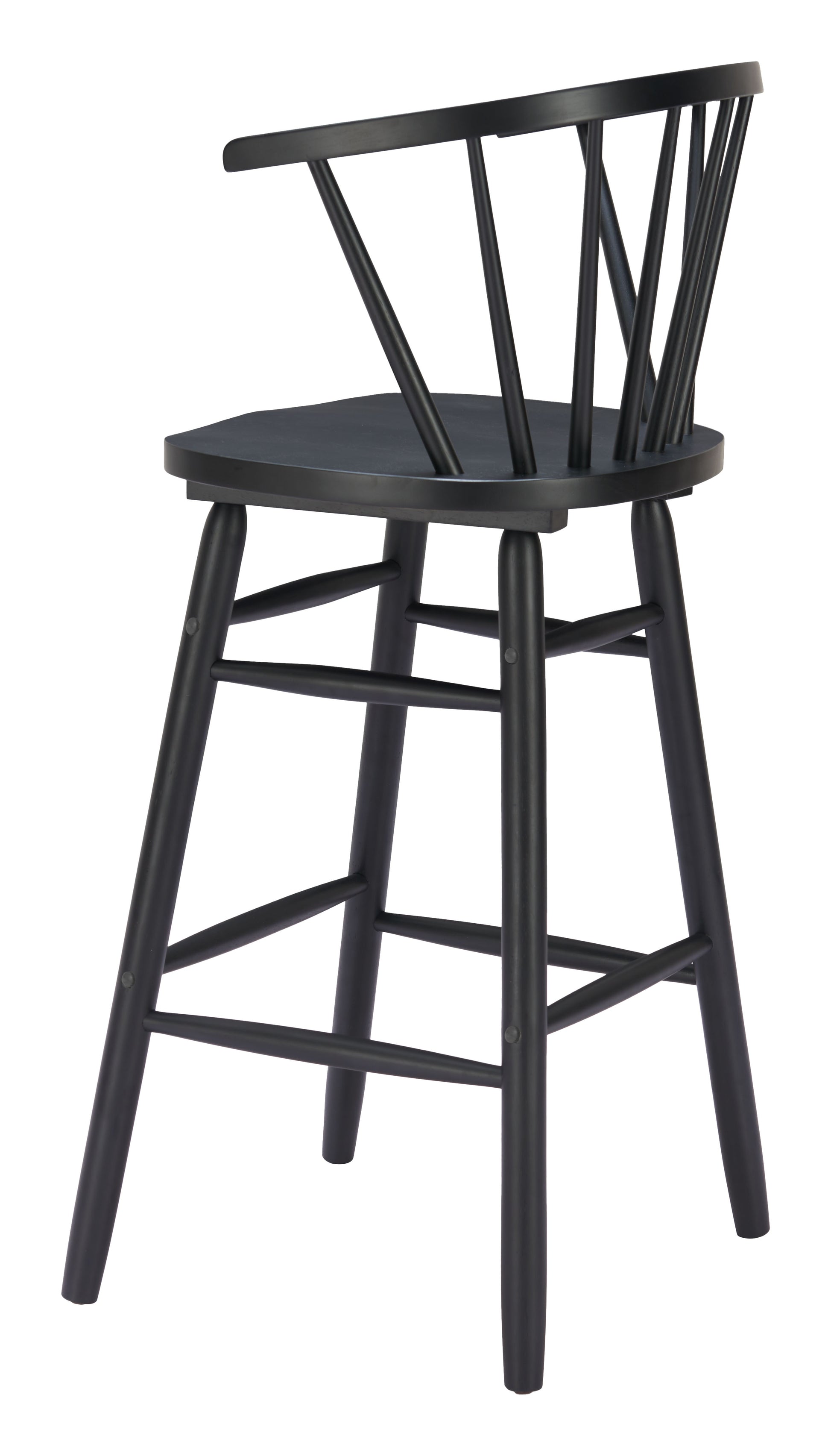 Stenger Barstool (Set of 2) Black - 5