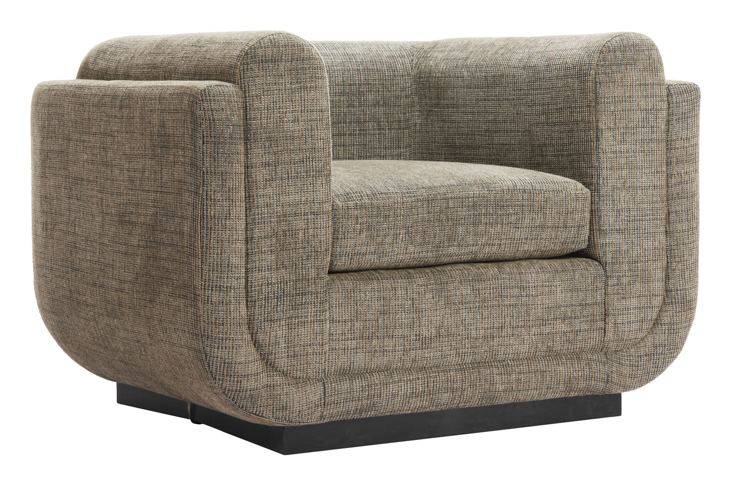 Sereneu Accent Chair Green Tweed - 6