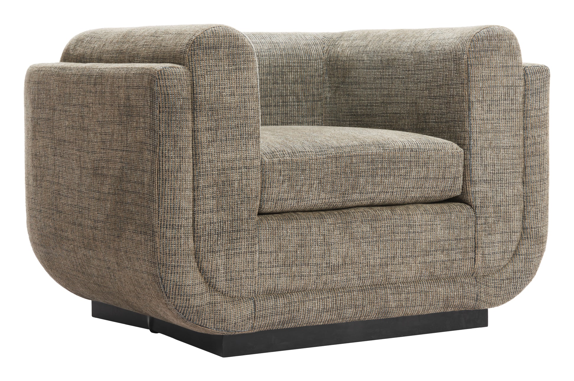 Sereneu Accent Chair Green Tweed - 6