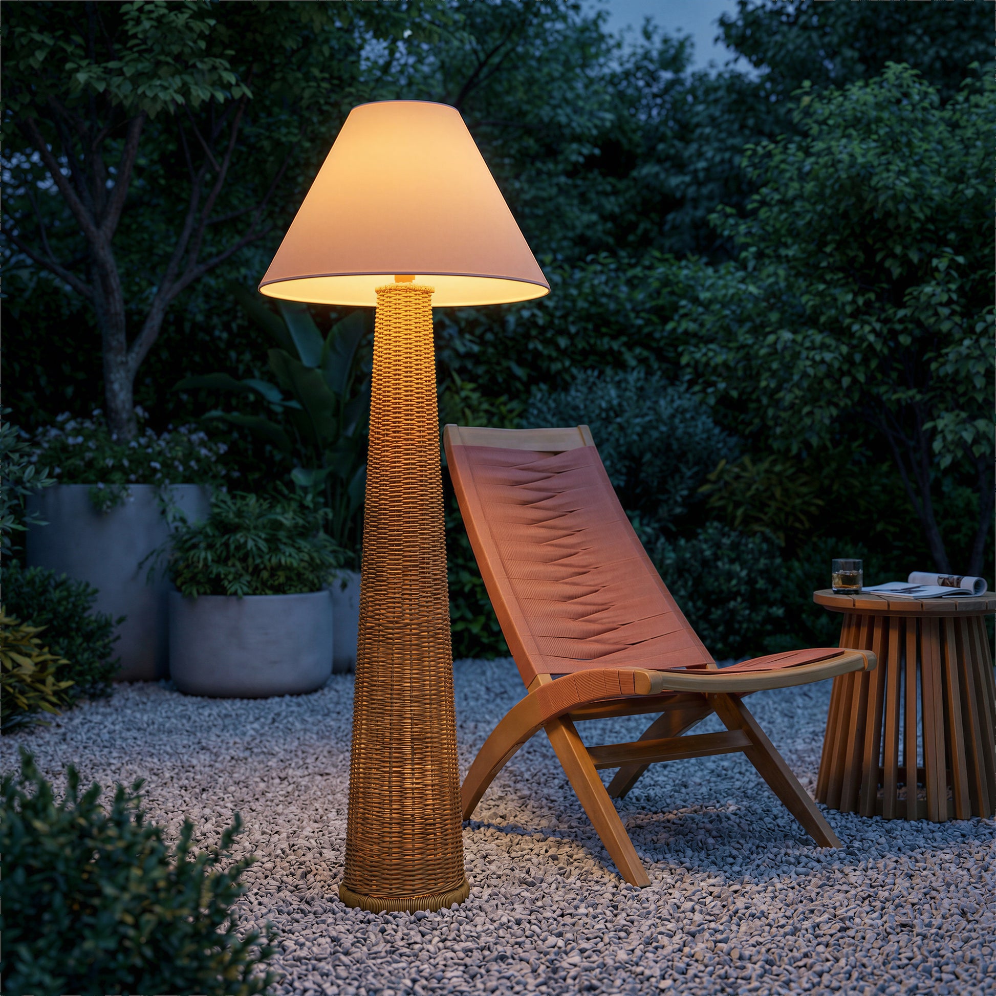Palmia Solar Floor Lamp Natural - 11