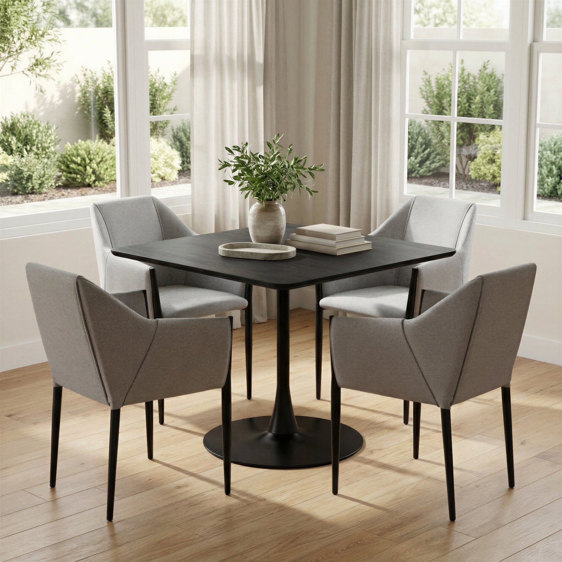 Andover Dining Chair (Set of 2) Slate Gray - 9
