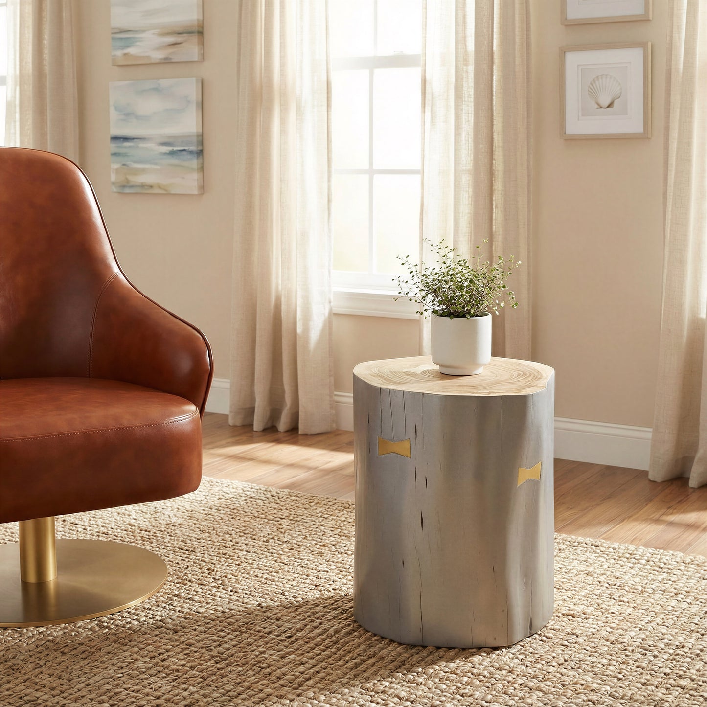 Sugra End Table Gray - 8